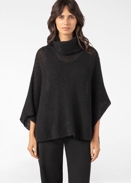 Sarah Pacini 3/4-SLEEVE SWEATER – AIRY RIB KNIT