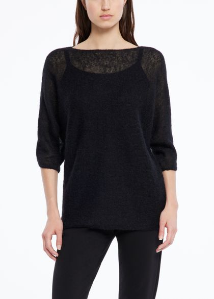 Sarah Pacini Half sleeves sweater - mohair-alpaca