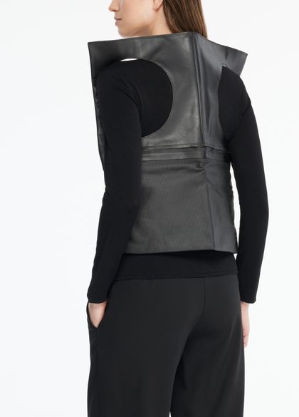 Sarah Pacini Leather bag - vest design