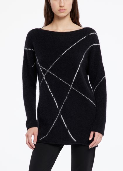 Sarah Pacini Long sweater - mohair-merino