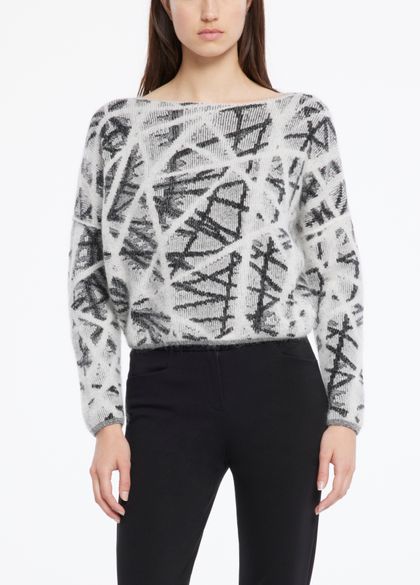 Sarah Pacini Cropped sweater - crossing lines