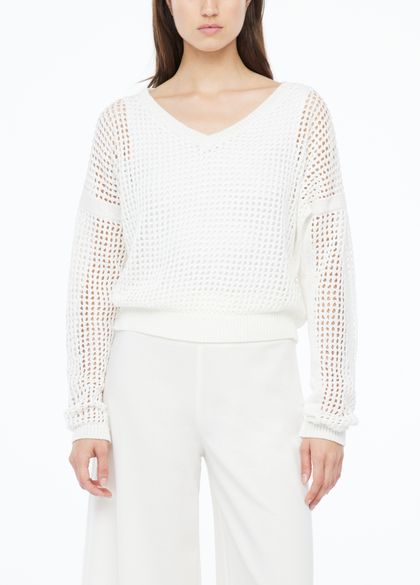 Sarah Pacini Cotton sweater - v-neck