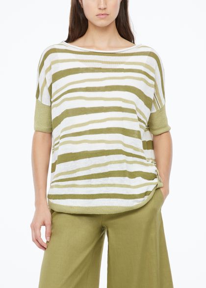 Sarah Pacini Long sweater - dynamic stripes