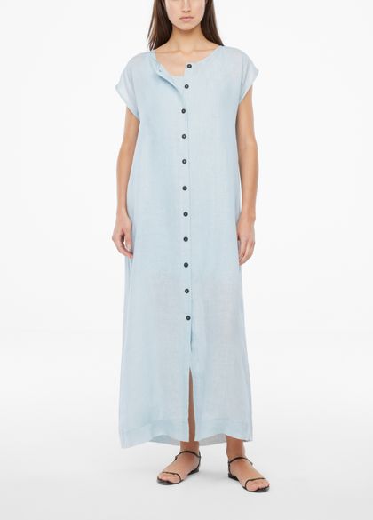 Sarah Pacini Linen dress - cap sleeves