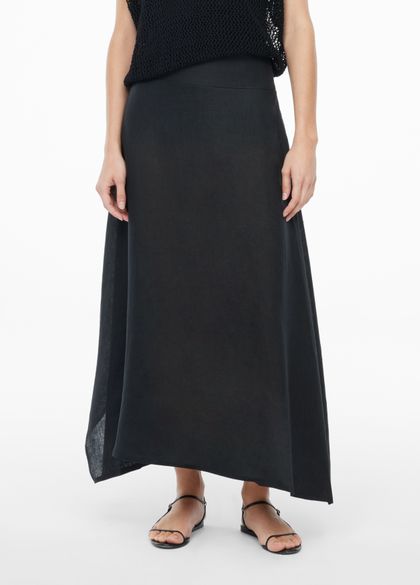 Sarah Pacini Linen flare skirt