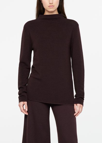 Sarah Pacini Long sweater - compact ribbing