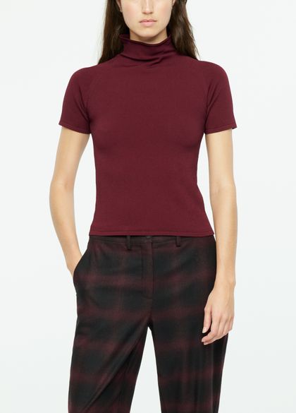 Sarah Pacini Knit t-shirt - mock neck