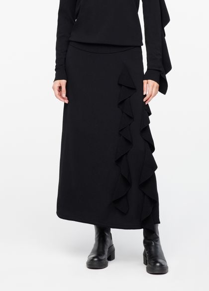 Sarah Pacini Knit skirt - ruffled details