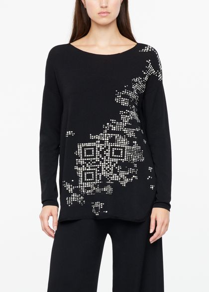 Sarah Pacini Long sweater - qr code