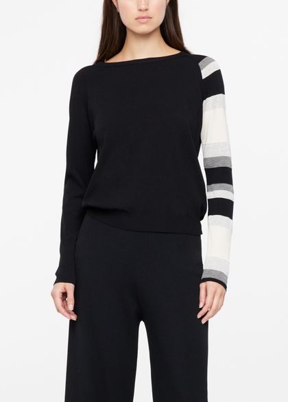 Sarah Pacini Sweater - stripe details