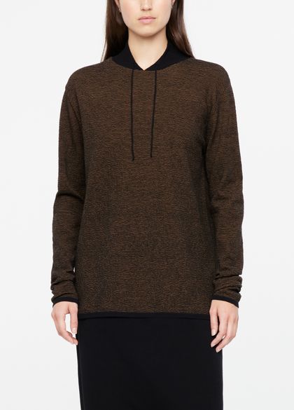 Sarah Pacini Sweater - heathered jacquard