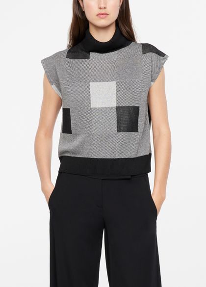 Sarah Pacini Sleeveless sweater - digital