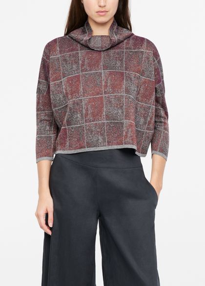 Sarah Pacini Cropped sweater - frosted