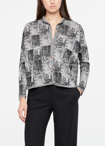 Sarah Pacini Checkerboard shirt - frosted