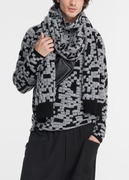 Sarah Pacini Texturierter pullover - qr-code