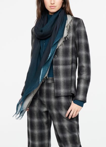 Sarah Pacini Modal-silk scarf - gradient