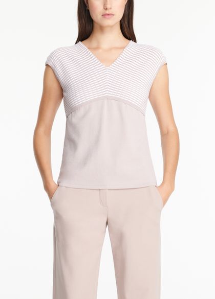 Sarah Pacini Sweater - jacquard yoke
