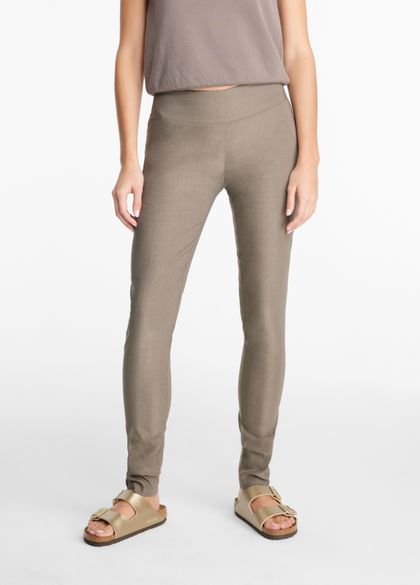 Ensemble Pantalon Slim Et Pull Sarah Pacini - Lin Jaune Stretch - Taille 38/40 - Occasion Très Bon État