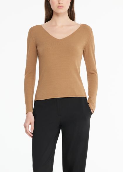 Sarah Pacini V-neck sweater - stretchy knit