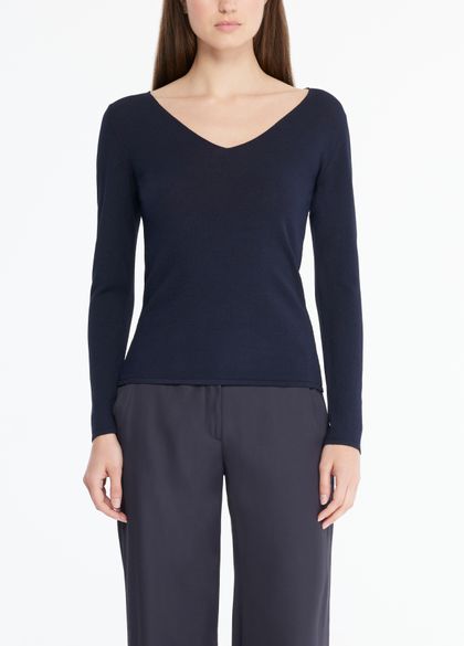 Sarah Pacini V-neck sweater - stretchy knit