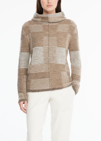 Sarah Pacini Long sweater - checkered