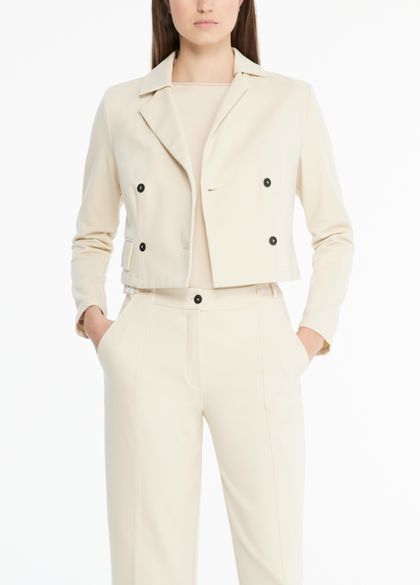 Sarah Pacini Jersey jacket - cropped
