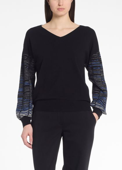 Pull Sarah Pacini - Gros Tricot Léger Avec Méga Col Gris - Taille EG - Occasion Très Bon état