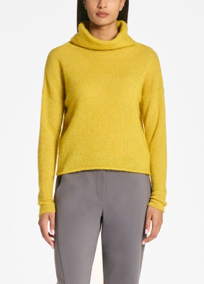 Pull Cache-cœur Court Crop Top Sarah Pacini - Laine Mérino Mohair, Taille Unique 38/40, Occasion