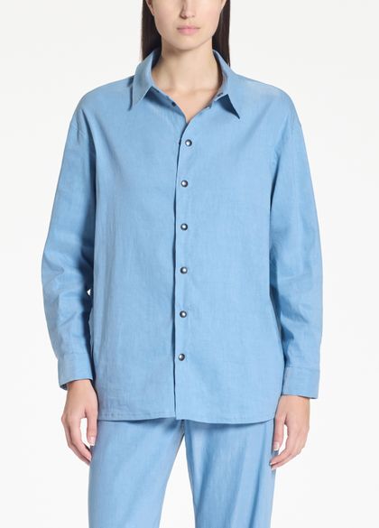 「Sarah Pacini サラパチーニ　青　ハイネック　ノースリーブ　ニット Sarah Pacini サラパチーニ 青 ハイネック ノースリーブ ニット