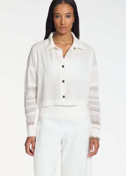 サラパチーニ sarah pacini シャツ Black viscose satin viscose shirt by Sarah Pacini