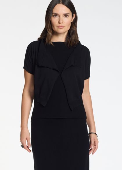 Gilet Asymétrique Sarah Pacini - One Size - Occasion Très Bon état