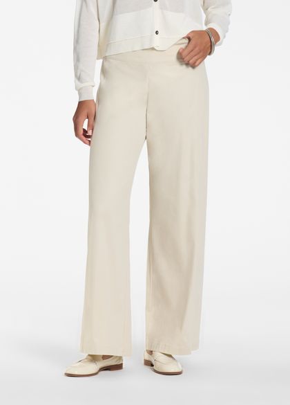 Pantalon Habillé Sarah Pacini Taille 38 - Polyester Gris Fluide, Coupe Classique, Occasion Très Bon état