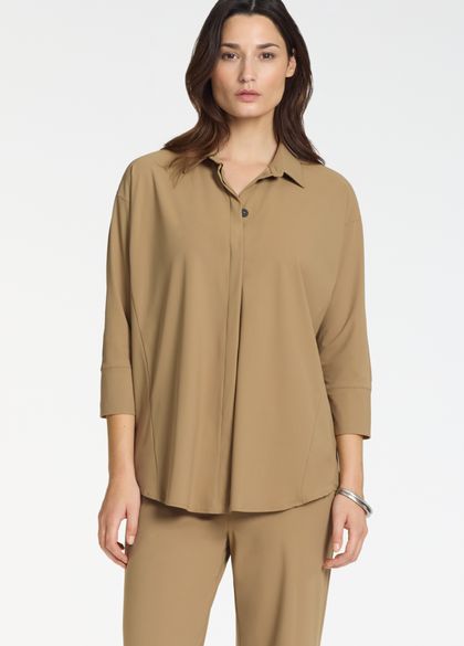 Veste saharienne camel avec pantalon clair | Hockerty