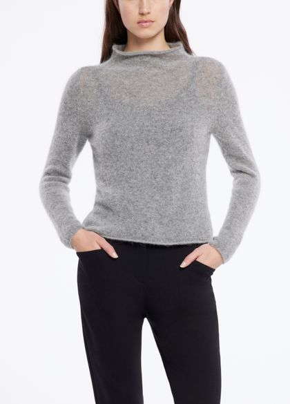 Sarah Pacini Mohair-merino sweater