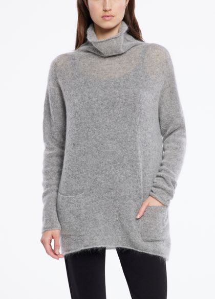 Sarah Pacini Mohair-merino sweater - pockets