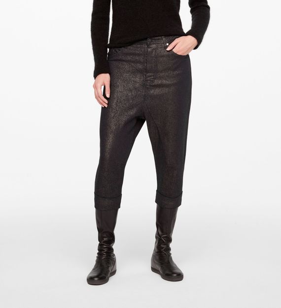 shiny jeans